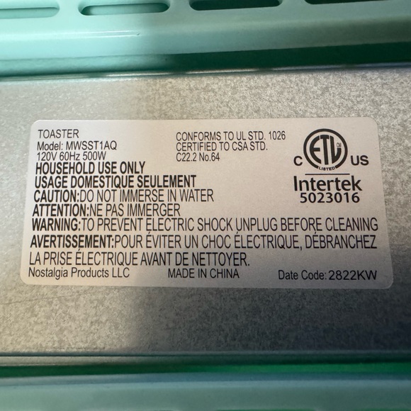 Nostalgia MyMini Single Slice Toaster - Picture 3 of 5